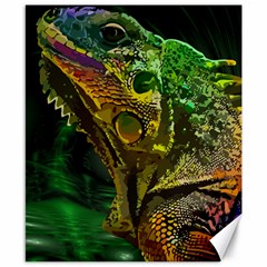 Chameleon Reptile Lizard Animal Canvas 8  X 10  by Wegoenart