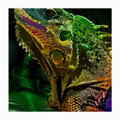 Chameleon Reptile Lizard Animal Medium Glasses Cloth by Wegoenart