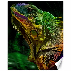 Chameleon Reptile Lizard Animal Canvas 11  X 14  by Wegoenart