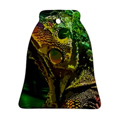 Chameleon Reptile Lizard Animal Bell Ornament (two Sides) by Wegoenart