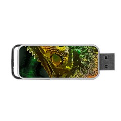 Chameleon Reptile Lizard Animal Portable Usb Flash (one Side) by Wegoenart