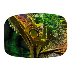 Chameleon Reptile Lizard Animal Mini Square Pill Box by Wegoenart