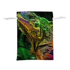 Chameleon Reptile Lizard Animal Lightweight Drawstring Pouch (l) by Wegoenart