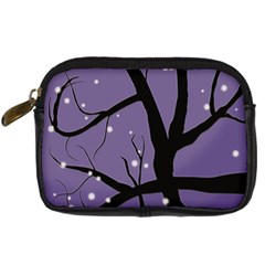 Moon Night Fantasy Dark Love Digital Camera Leather Case by Wegoenart