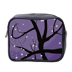 Moon Night Fantasy Dark Love Mini Toiletries Bag (two Sides) by Wegoenart