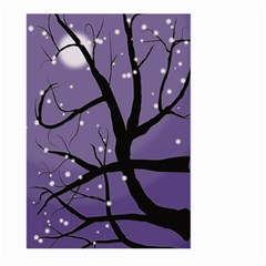 Moon Night Fantasy Dark Love Large Garden Flag (two Sides) by Wegoenart