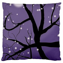 Moon Night Fantasy Dark Love Large Cushion Case (two Sides) by Wegoenart