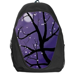 Moon Night Fantasy Dark Love Backpack Bag by Wegoenart