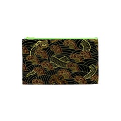 Oriental Traditional Seamless Pattern Cosmetic Bag (xs)