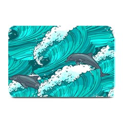 Sea Waves Seamless Pattern Plate Mats