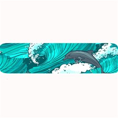 Sea Waves Seamless Pattern Large Bar Mats