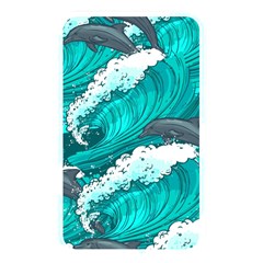 Sea Waves Seamless Pattern Memory Card Reader (Rectangular)