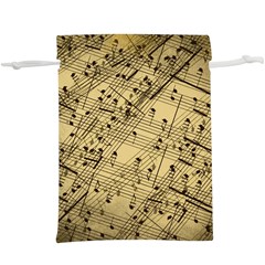 Vintage Background Music Nuts Sheet Music  Lightweight Drawstring Pouch (xl) by Wegoenart