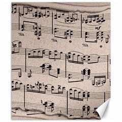 Art Vintage Music Paper Background Design Canvas 8  X 10  by Wegoenart