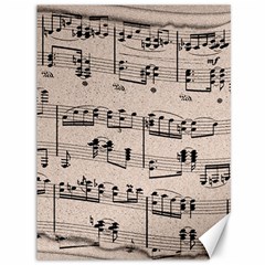 Art Vintage Music Paper Background Design Canvas 36  X 48  by Wegoenart