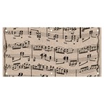 Art Vintage Music Paper Background Design Banner and Sign 6  x 3  Front