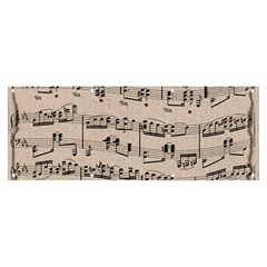 Art Vintage Music Paper Background Design Banner And Sign 8  X 3  by Wegoenart