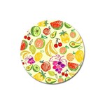 Seamless-fruit Magnet 3  (Round) Front