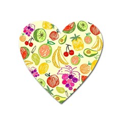 Seamless-fruit Heart Magnet by nateshop