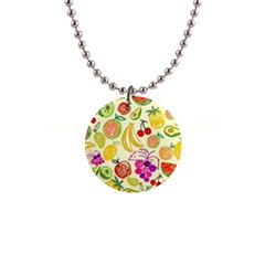 Seamless-fruit 1  Button Necklace by nateshop