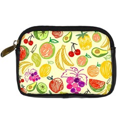 Seamless-fruit Digital Camera Leather Case