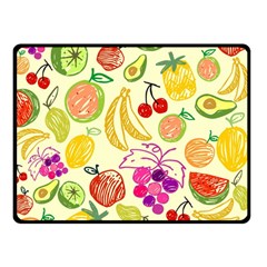 Seamless-fruit Double Sided Fleece Blanket (small)  by nateshop