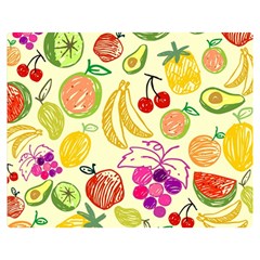 Seamless-fruit Double Sided Flano Blanket (medium)  by nateshop