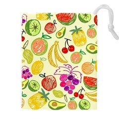 Seamless-fruit Drawstring Pouch (4xl) by nateshop