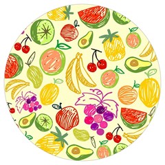 Seamless-fruit Round Trivet by nateshop