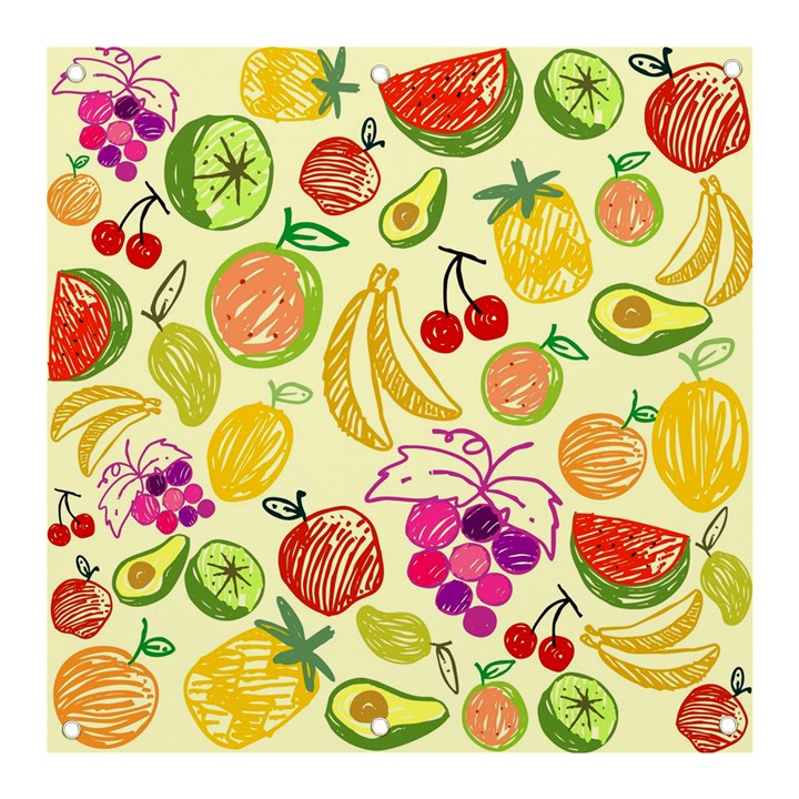 Seamless-fruit Banner and Sign 3  x 3 