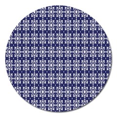 Floral-navi Magnet 5  (Round)