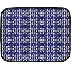 Floral-navi Double Sided Fleece Blanket (Mini) 