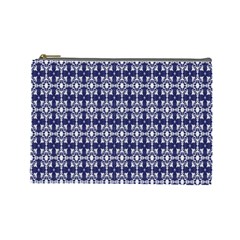 Floral-navi Cosmetic Bag (large) by nateshop