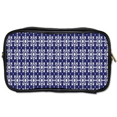 Floral-navi Toiletries Bag (One Side)