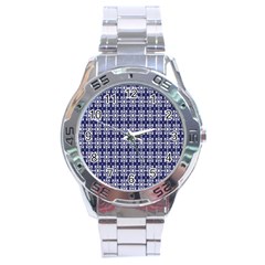 Floral-navi Stainless Steel Analogue Watch