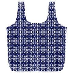 Floral-navi Full Print Recycle Bag (XXXL)