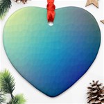 Color-bubbly Heart Ornament (Two Sides) Front