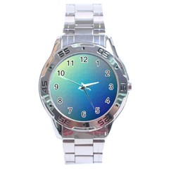 Color-bubbly Stainless Steel Analogue Watch