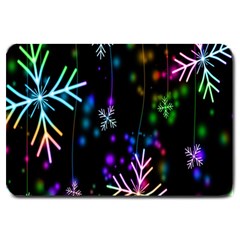 Snowflakes-star Calor Large Doormat 