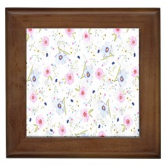 Background-flower Beatiful Framed Tile by nateshop