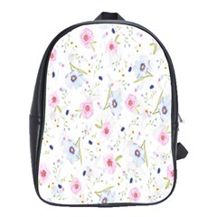 Background-flower Beatiful School Bag (large) by nateshop