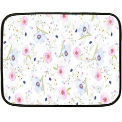 Background-flower Beatiful Double Sided Fleece Blanket (mini)  by nateshop