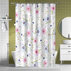 Background-flower Beatiful Shower Curtain 48  X 72  (small)  by nateshop