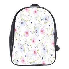 Background-flower Beatiful School Bag (xl) by nateshop