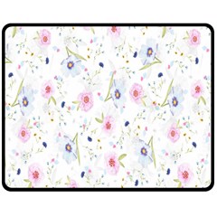 Background-flower Beatiful Double Sided Fleece Blanket (medium)  by nateshop