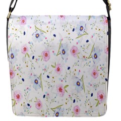 Background-flower Beatiful Flap Closure Messenger Bag (s) by nateshop