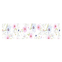 Background-flower Beatiful Oblong Satin Scarf (16  X 60 ) by nateshop