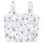 Background-flower Beatiful Full Print Recycle Bag (XXXL) Front