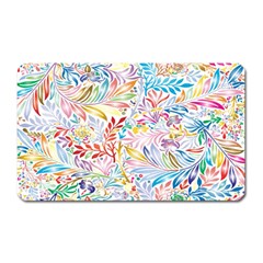 Floral Pattern Magnet (rectangular) by nateshop