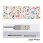 Floral Pattern Memory Card Reader (Stick) Front